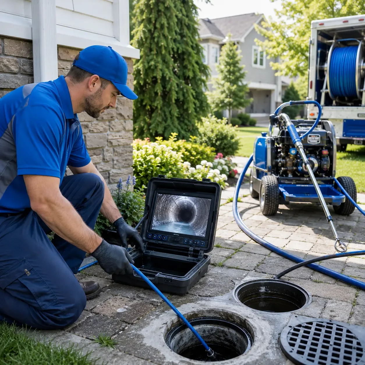 Outdoor drain cleaning professionals serving Annapolis, IL